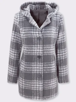 Outdoorjacke in schmeichelnder Longform