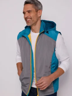 Outdoorjacke mit abzippbaren Ärmeln