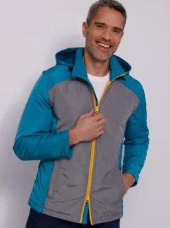 Outdoorjacke mit abzippbaren Ärmeln