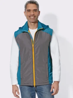 Outdoorjacke mit abzippbaren Ärmeln
