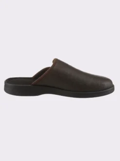 Pantoffel aus Leder-Imitat