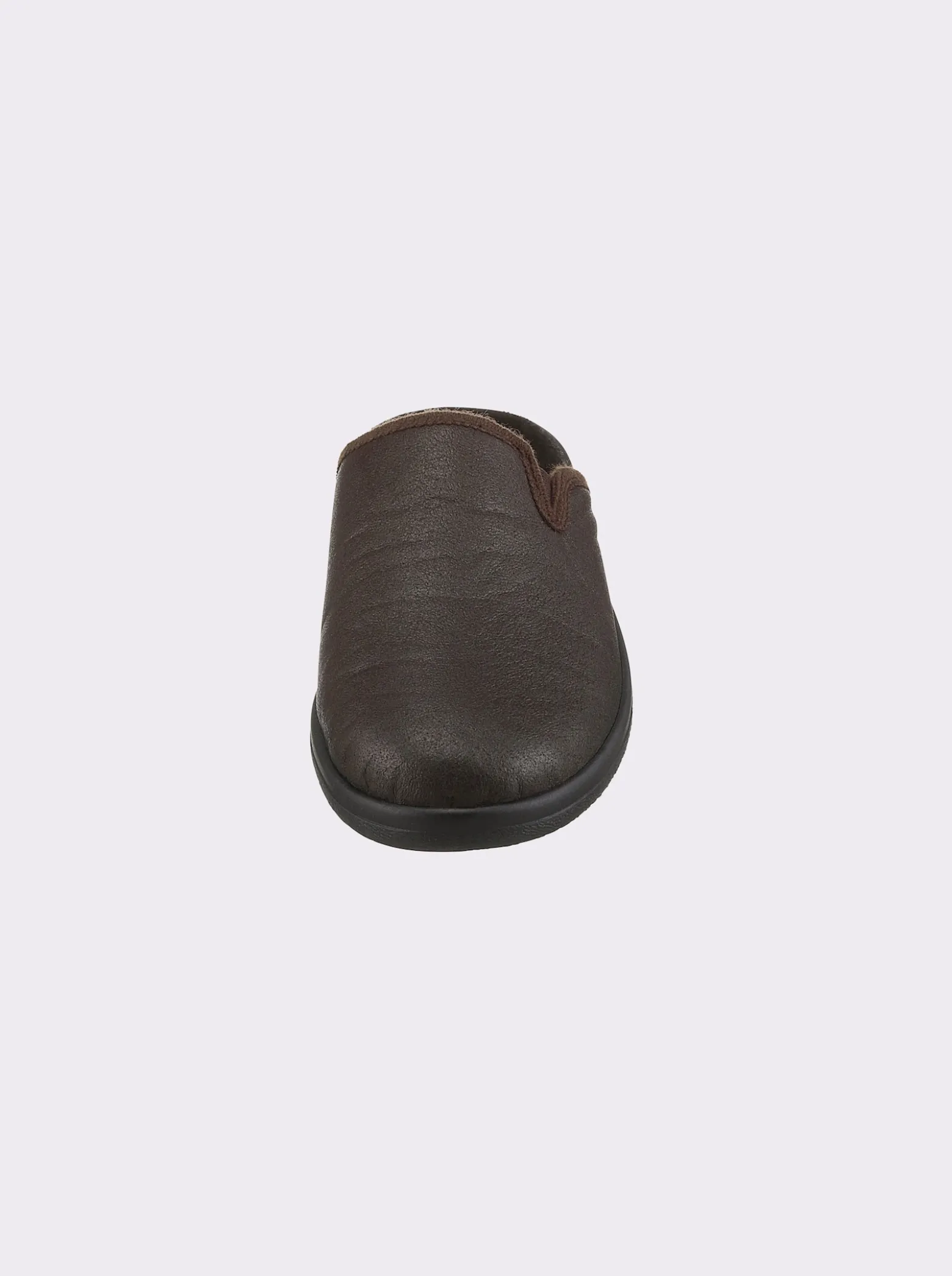 Pantoffel aus Leder-Imitat