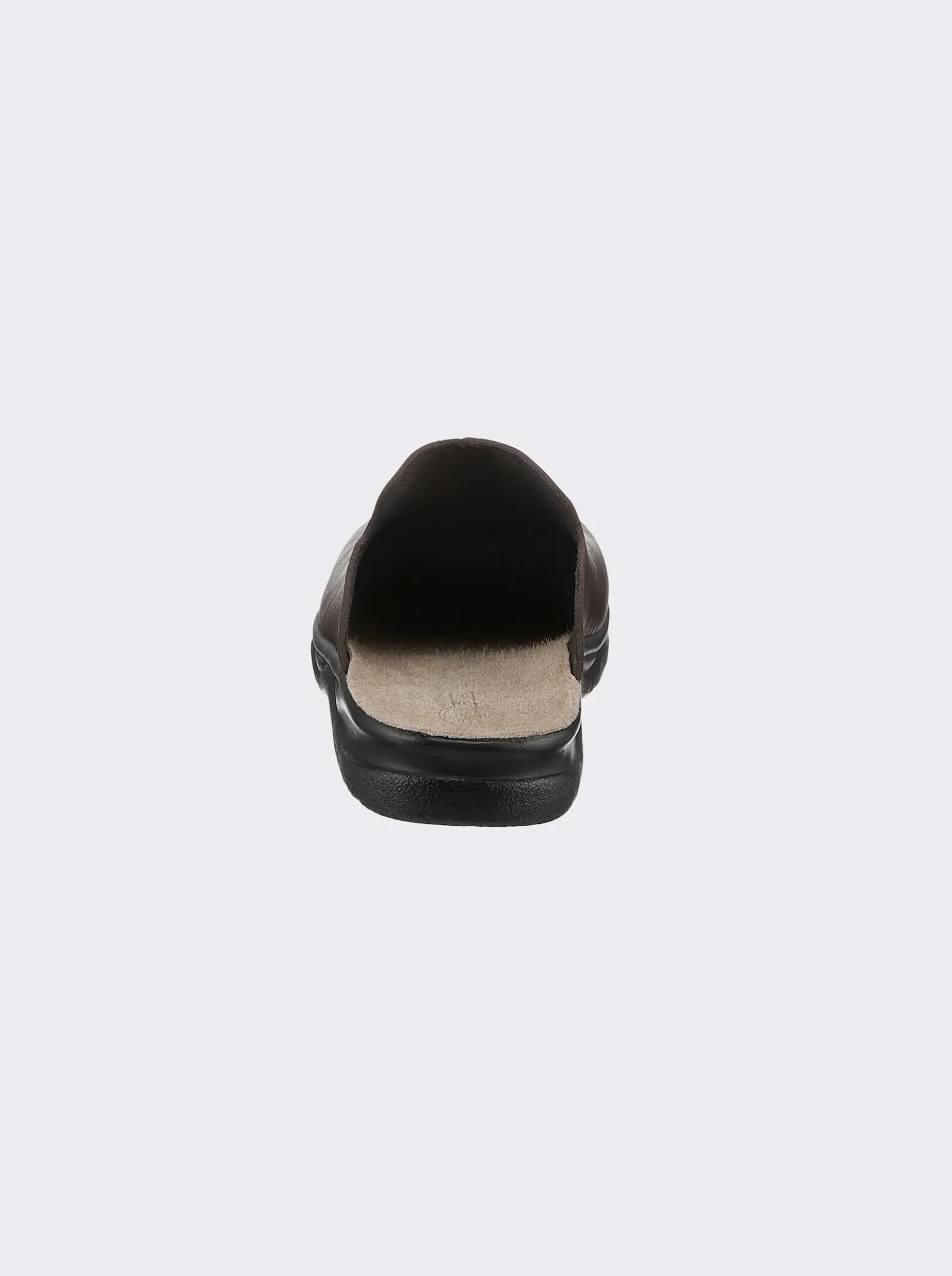 Pantoffel aus Leder-Imitat