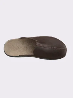 Pantoffel aus Leder-Imitat