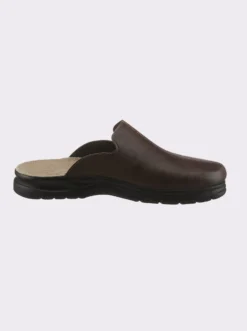 Pantoffel aus Leder-Imitat