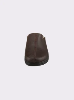 Pantoffel aus Leder-Imitat
