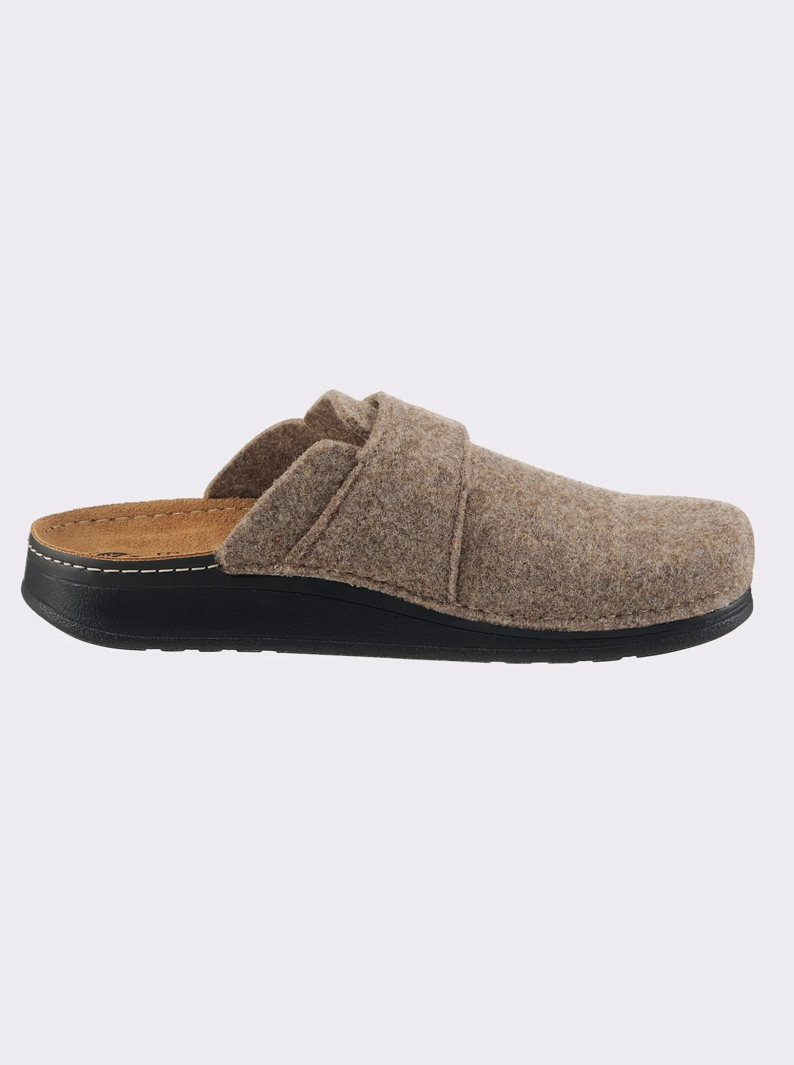 Pantoffel mit Memory-Fußbett