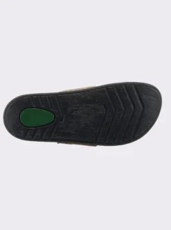 Pantoffel mit Memory-Fußbett