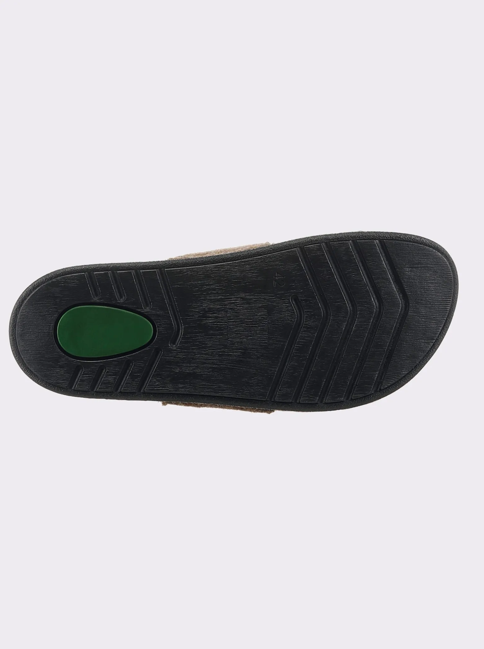 Pantoffel mit Memory-Fußbett