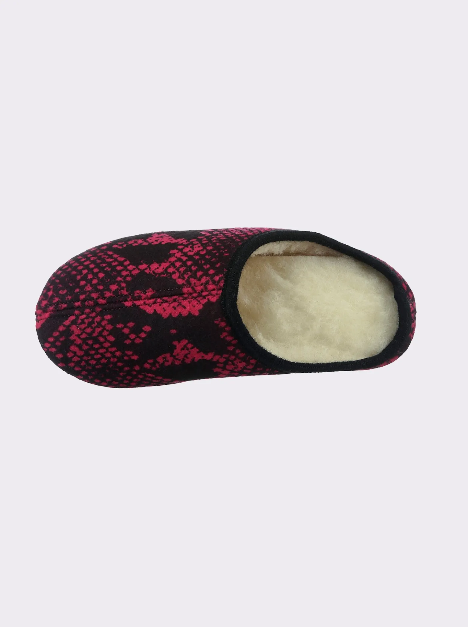 Pantoffel mit Reptil-Muster, wärmend