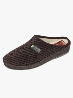 Pantoffel mit Schurwolle im Flor