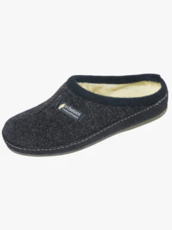 Pantoffel mit Schurwolle im Flor
