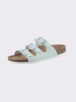 Pantolette in schlanker Weite F