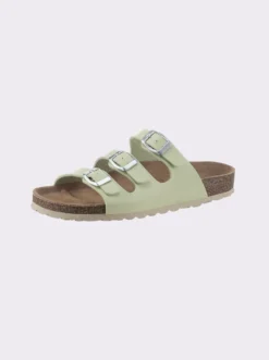 Pantolette in schlanker Weite F