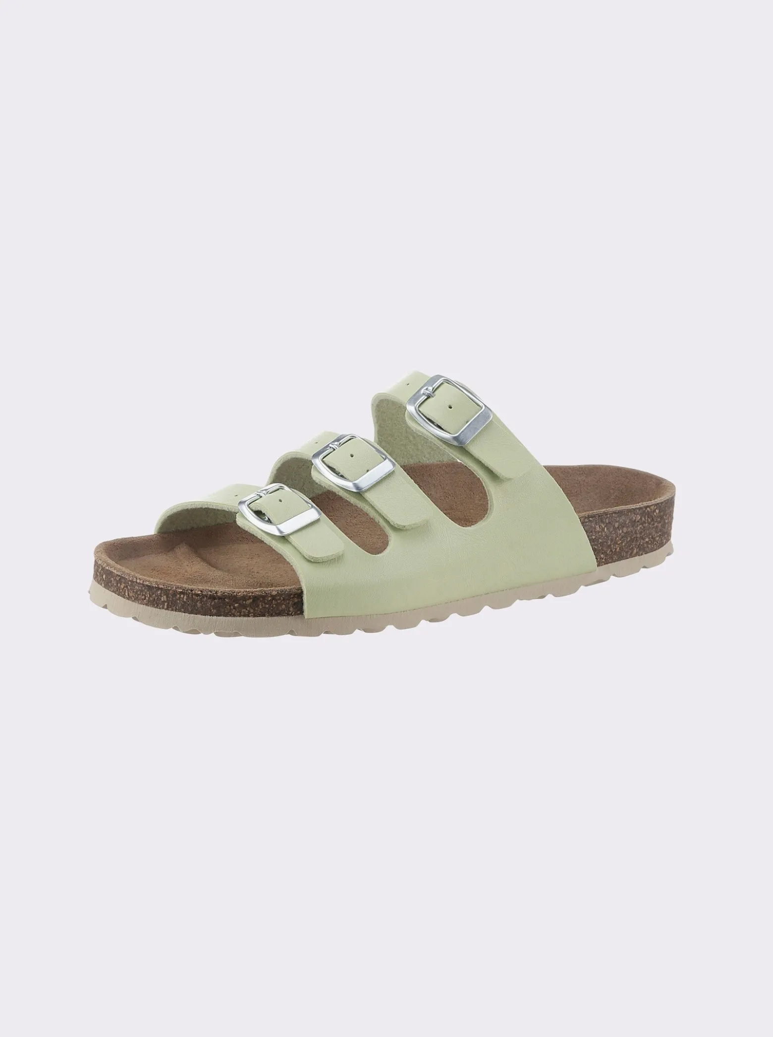 Pantolette in schlanker Weite F