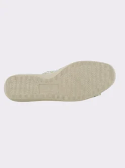 Pantolette mit floralem Druck