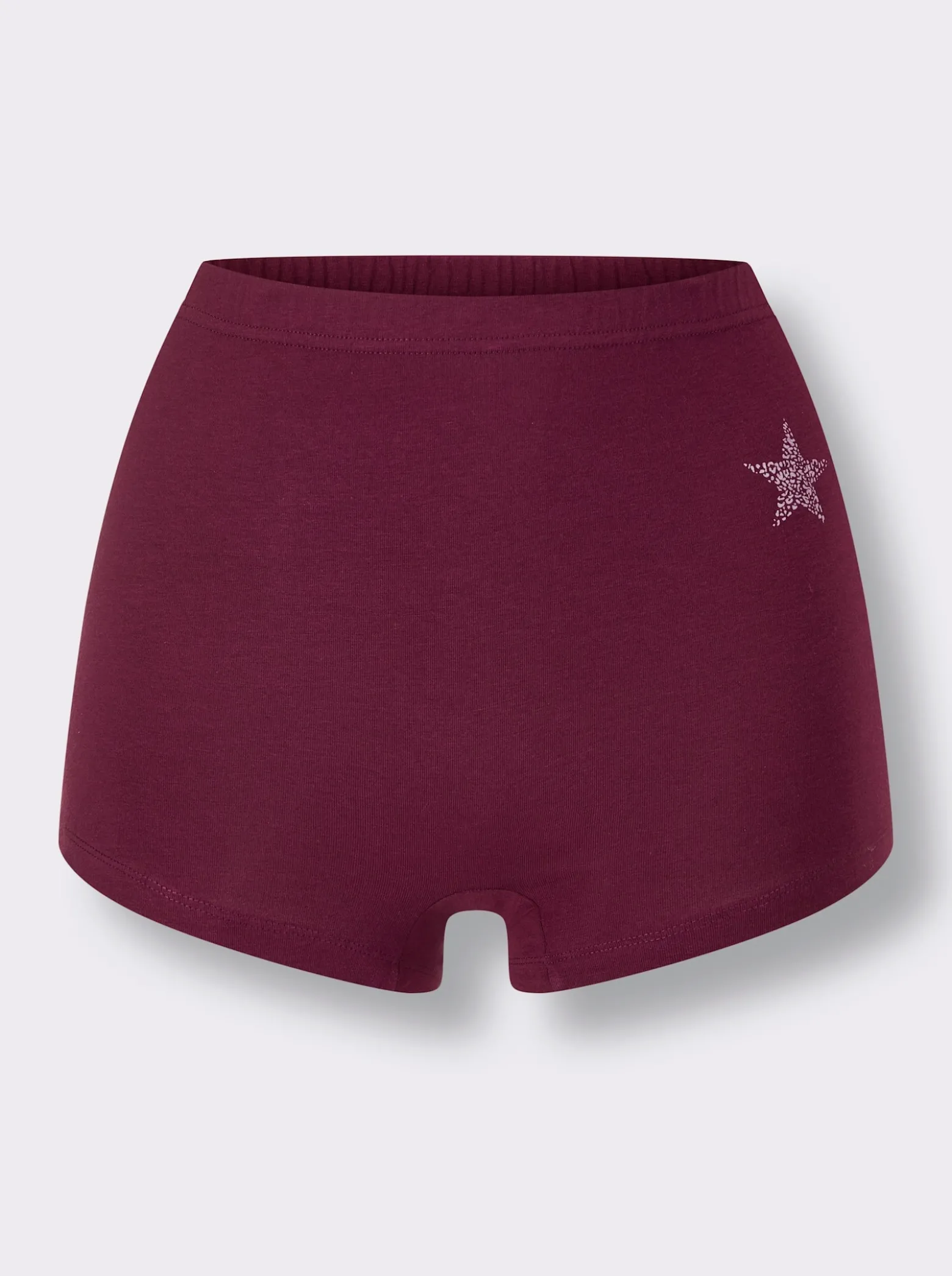 Panty mit seitlichem Sternchen-Druck vorne