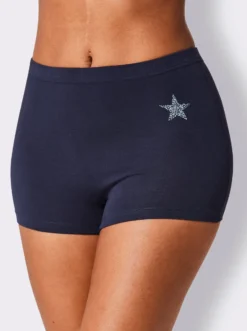 Panty mit seitlichem Sternchen-Druck vorne