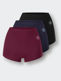 Panty mit seitlichem Sternchen-Druck vorne