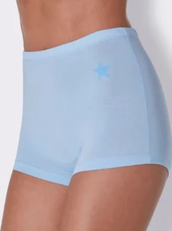Panty mit seitlichem Sternchen-Druck vorne