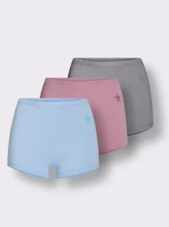 Panty mit seitlichem Sternchen-Druck vorne