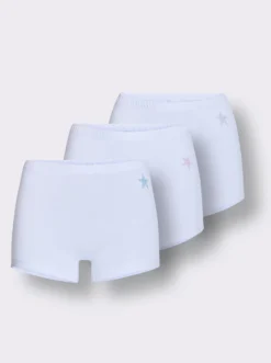 Panty mit seitlichem Sternchen-Druck vorne