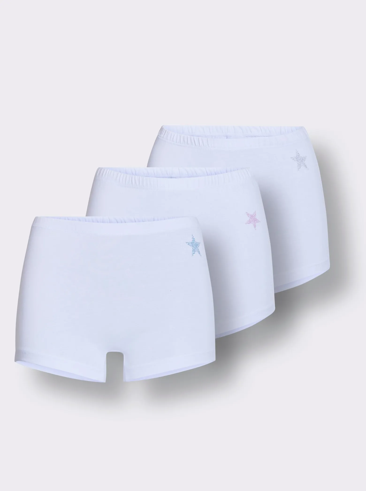 Panty mit seitlichem Sternchen-Druck vorne