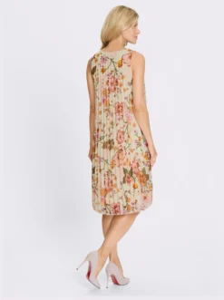 Plisseekleid mit Blütenmuster