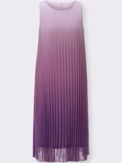 Plisseekleid mit Farbverlauf