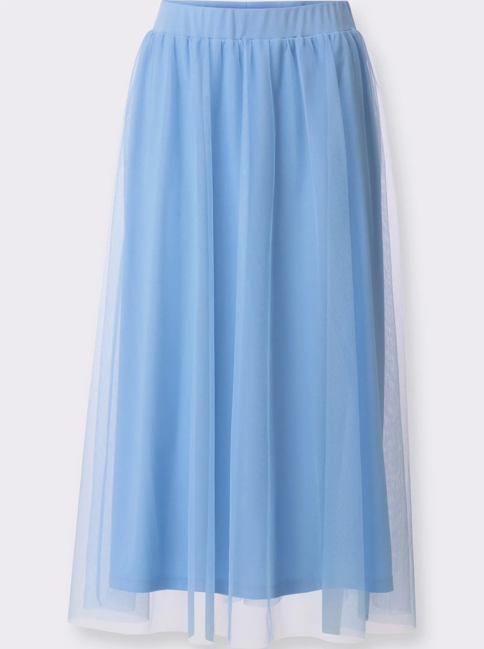 Plisseerock in Mesh-Qualität, gefüttert