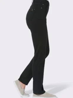 5-Pocket-Hose mit seitlichem Dehnbund