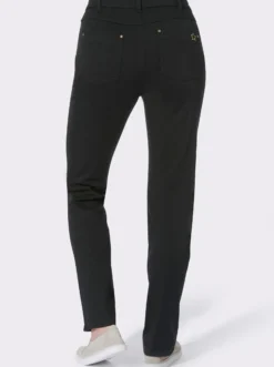5-Pocket-Hose mit seitlichem Dehnbund