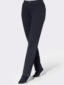 5-Pocket-Hose mit seitlichem Dehnbund