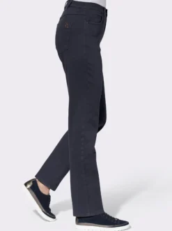 5-Pocket-Hose mit seitlichem Dehnbund