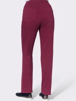 5-Pocket-Hose mit seitlichem Dehnbund