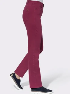 5-Pocket-Hose mit seitlichem Dehnbund