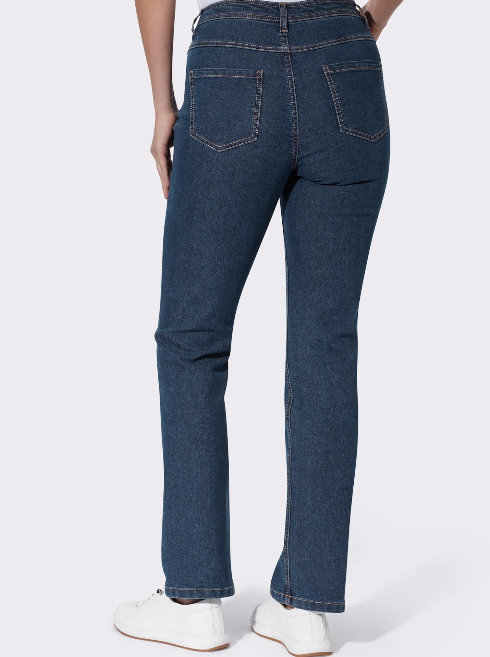 5-Pocket-Jeans in gerader Form