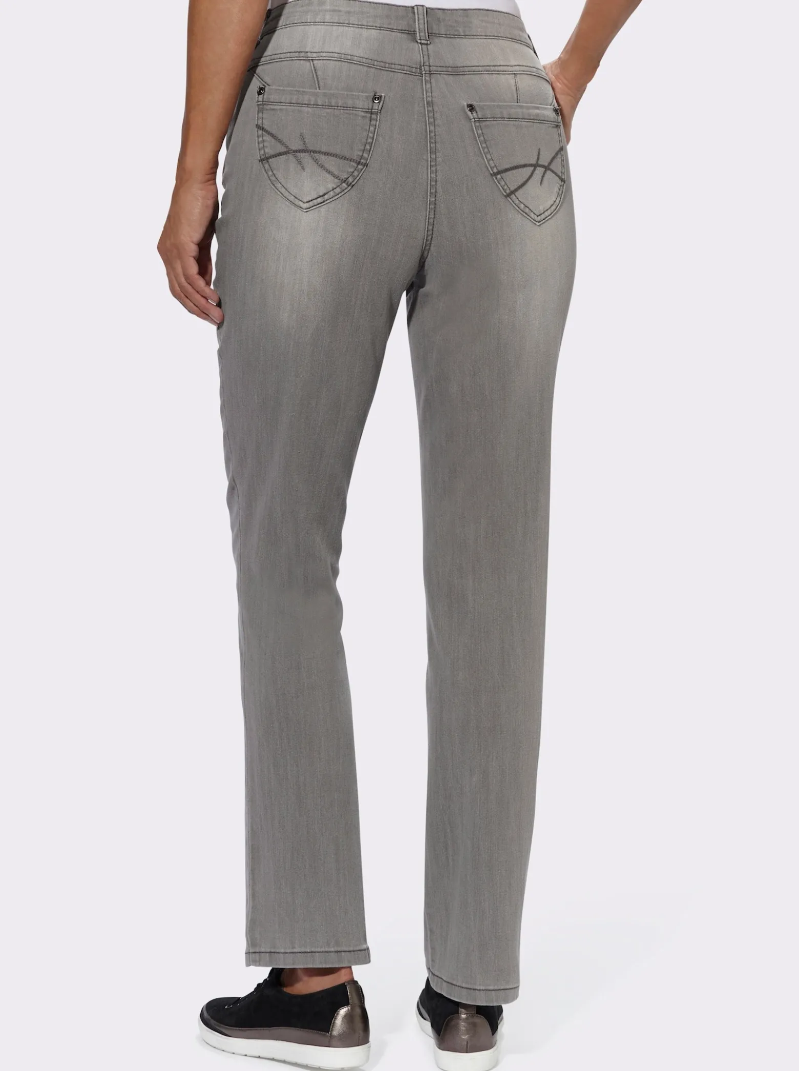 5-Pocket-Jeans mit Hell-Dunkel-Effekt