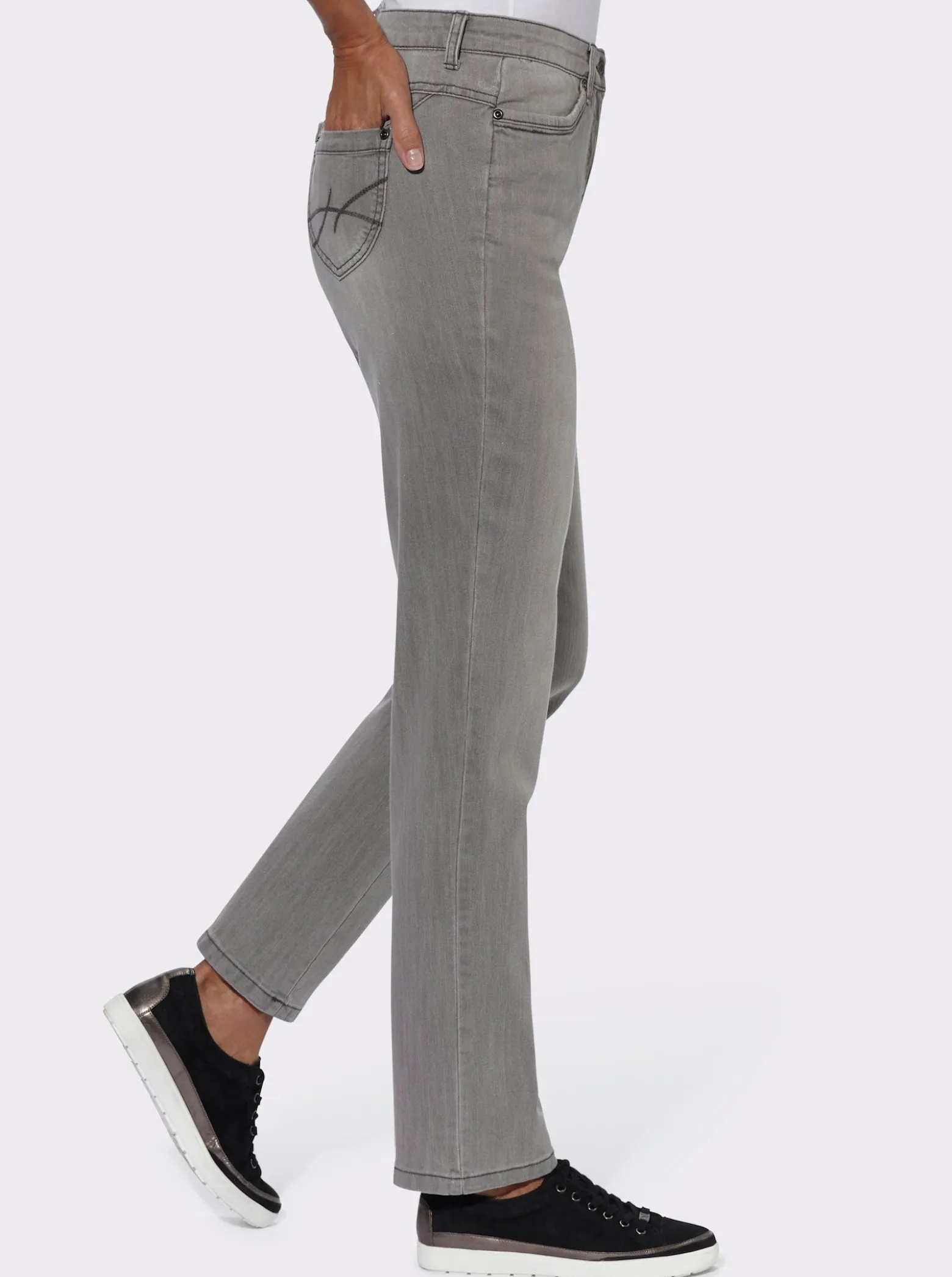 5-Pocket-Jeans mit Hell-Dunkel-Effekt