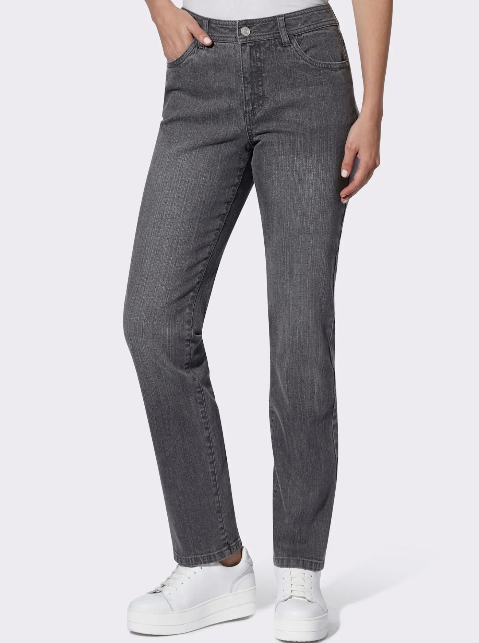 5-Pocket-Jeans mit lässig weiten Beinen