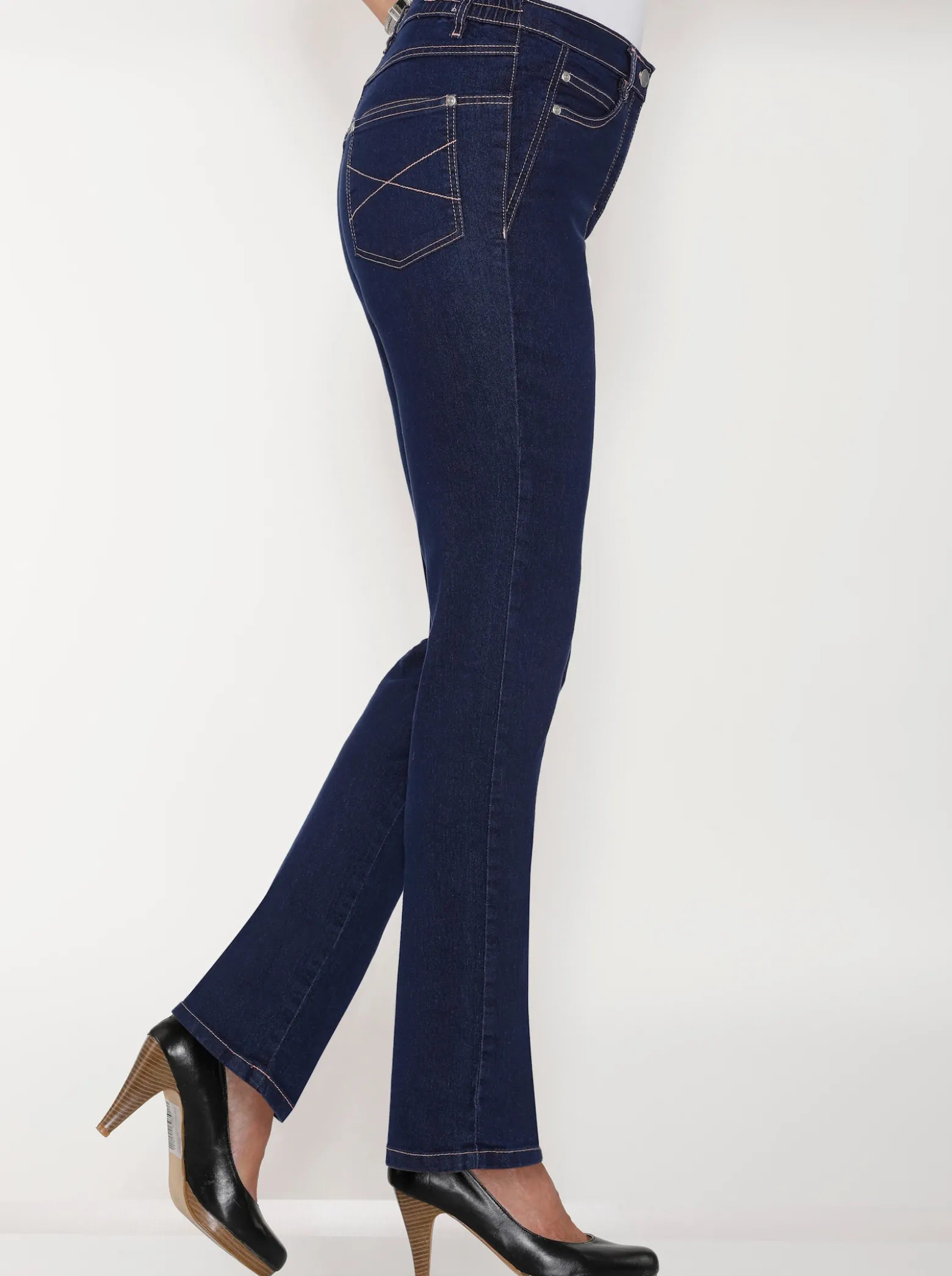 5-Pocket-Jeans mit seitlichem Dehnbund
