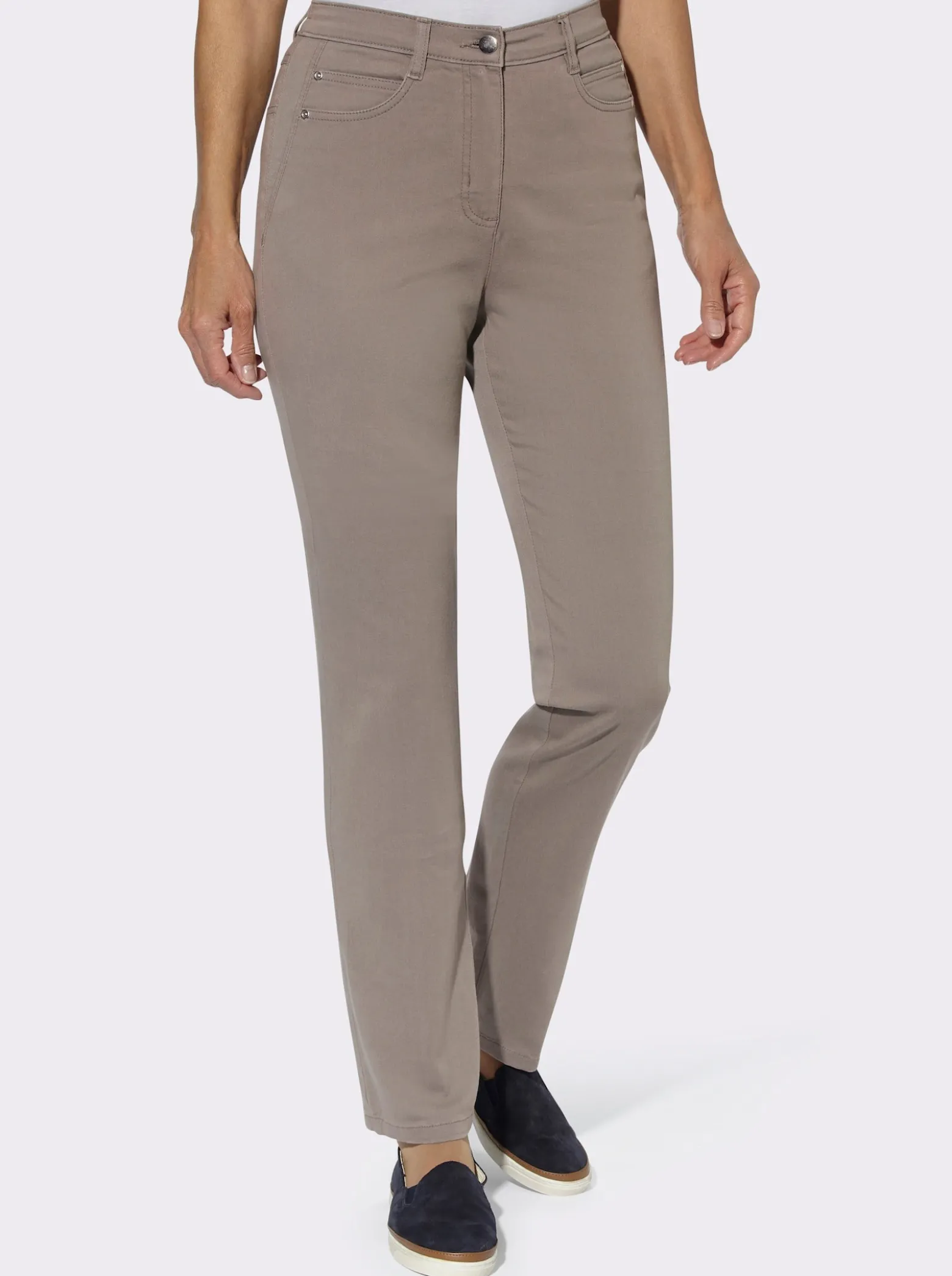 5-Pocket-Jeans mit seitlichem Dehnbund