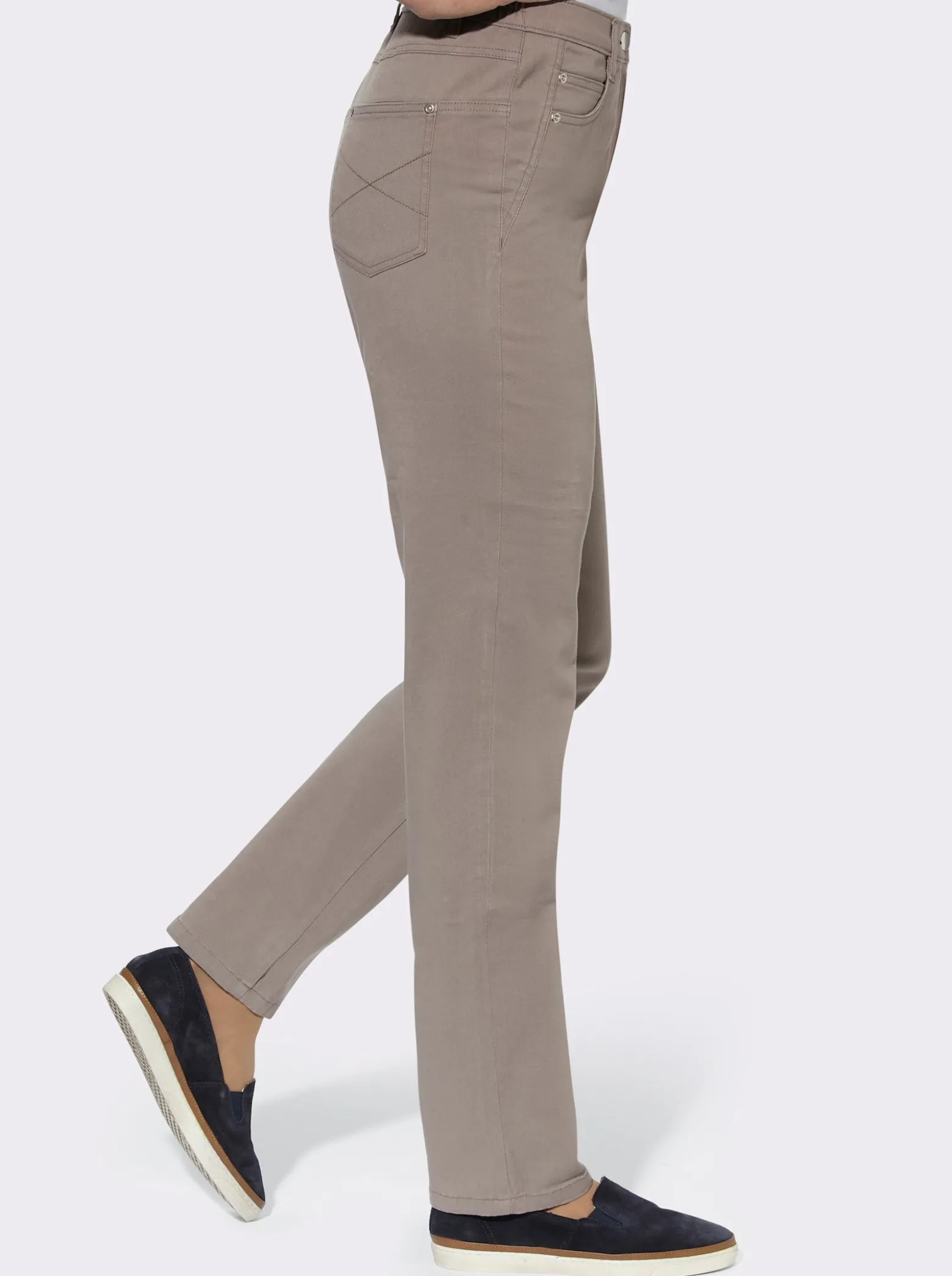 5-Pocket-Jeans mit seitlichem Dehnbund
