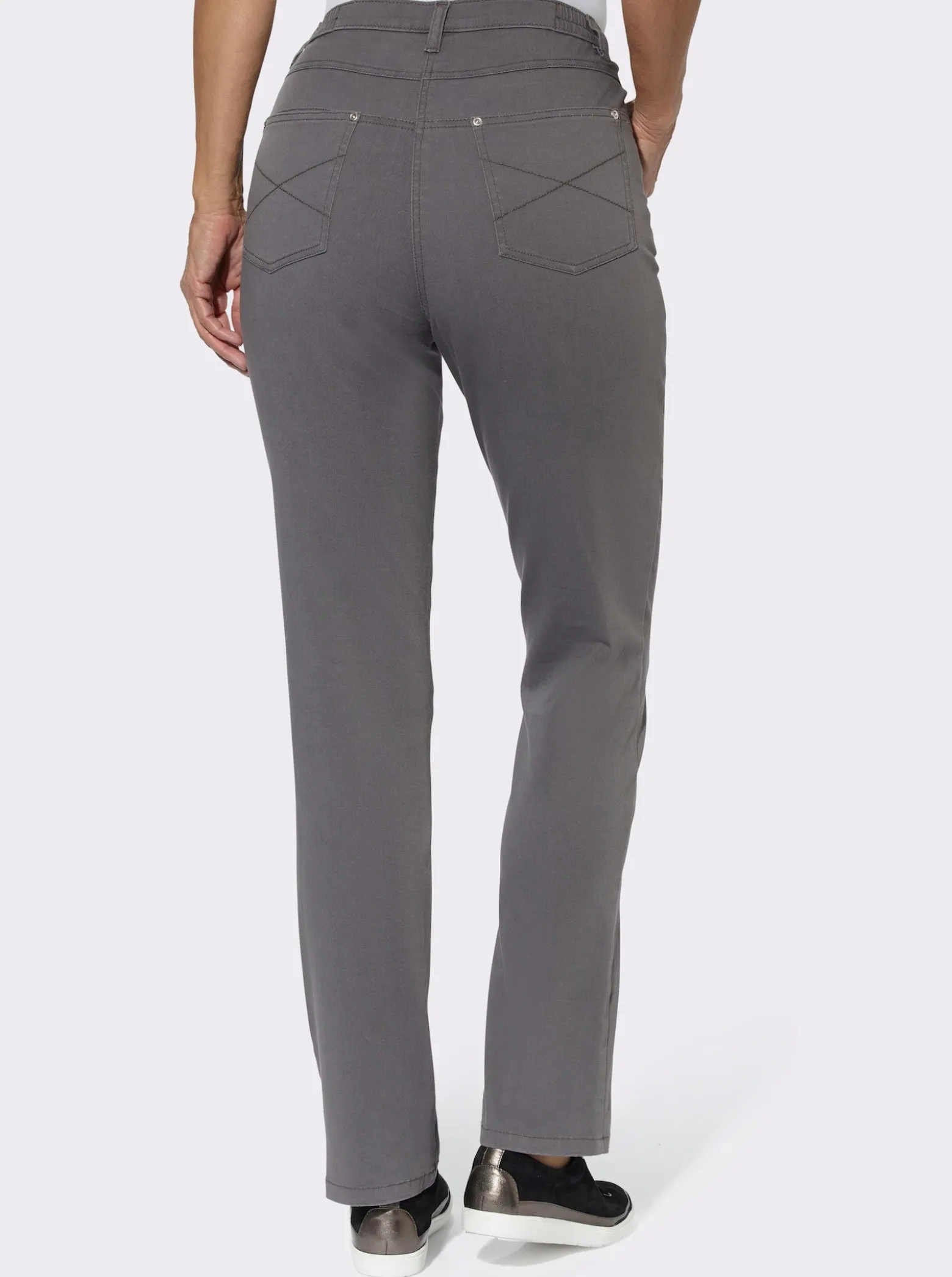 5-Pocket-Jeans mit seitlichem Dehnbund
