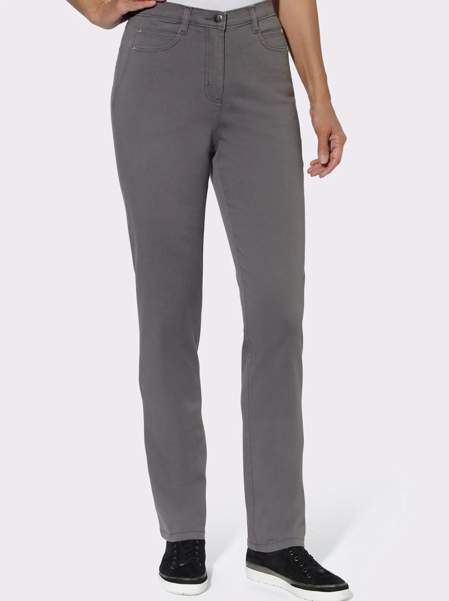 5-Pocket-Jeans mit seitlichem Dehnbund