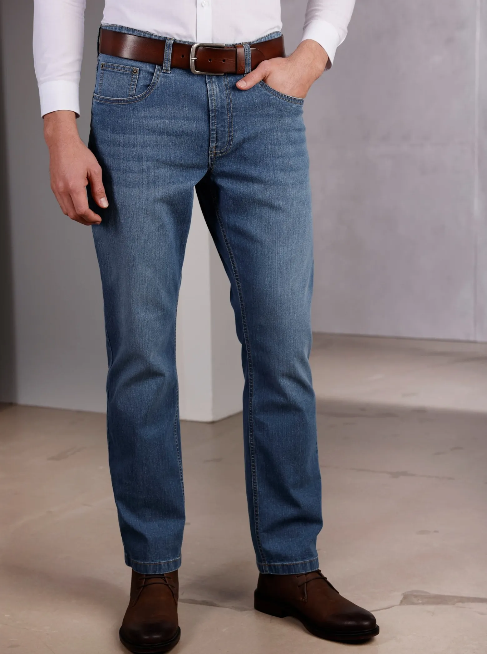5-Pocket-Jeans mit spezieller Waschung