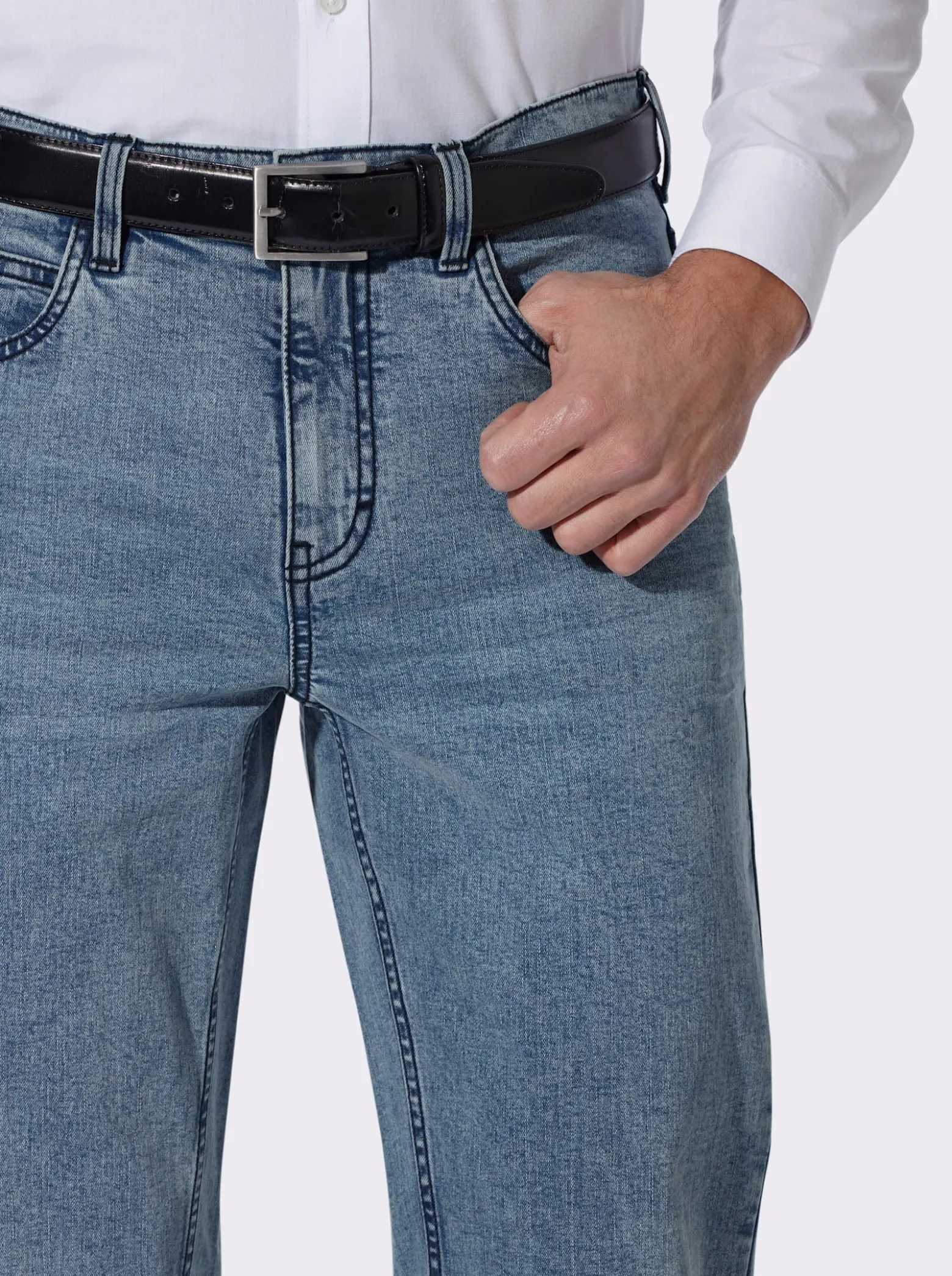 5-Pocket-Jeans mit spezieller Waschung