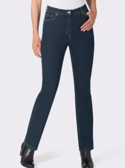 5-Pocket-Jeans mit Stickerei-Motiv