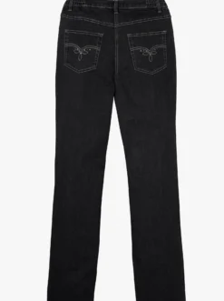 5-Pocket-Jeans mit Stickerei-Motiv