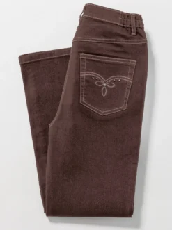 5-Pocket-Jeans mit Stickerei-Motiv